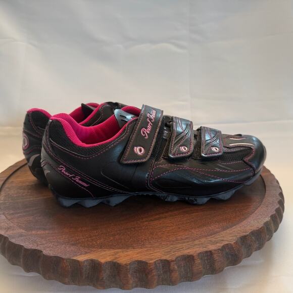 Pearl Izumi Women’s All-Road Cycling Shoes EUR 40 Black Pink SPD Cleats - Picture 3 of 10